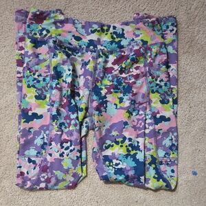 Athletic Works Kids Leggings - Purple and Blue Camo